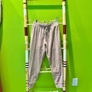 Kids Pink Velvet Sweatpants